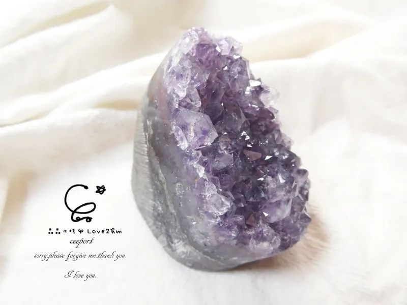 紫水晶鎮 紫水晶 水晶飾品 晶晶工坊-love2hm 4243