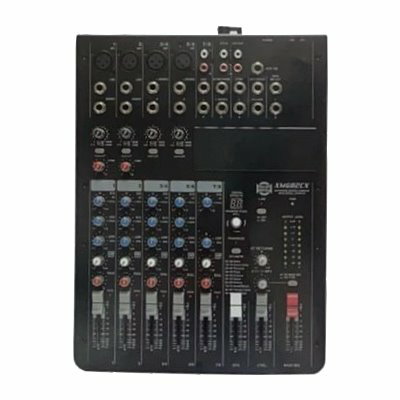 【SHOW XMG-82CX / XMG82CX 混音器 / 外場專用混音器】4MIC平衡線路輸入 內建有100種預設24位DSP 可選配MP3/藍芽播放器