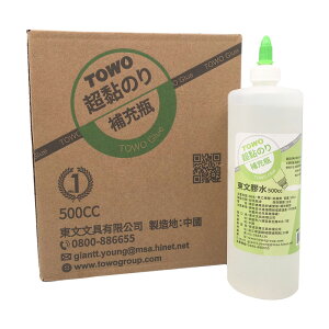 【東文】GL-700 強力膠水補充瓶 500CC 6瓶入 /盒