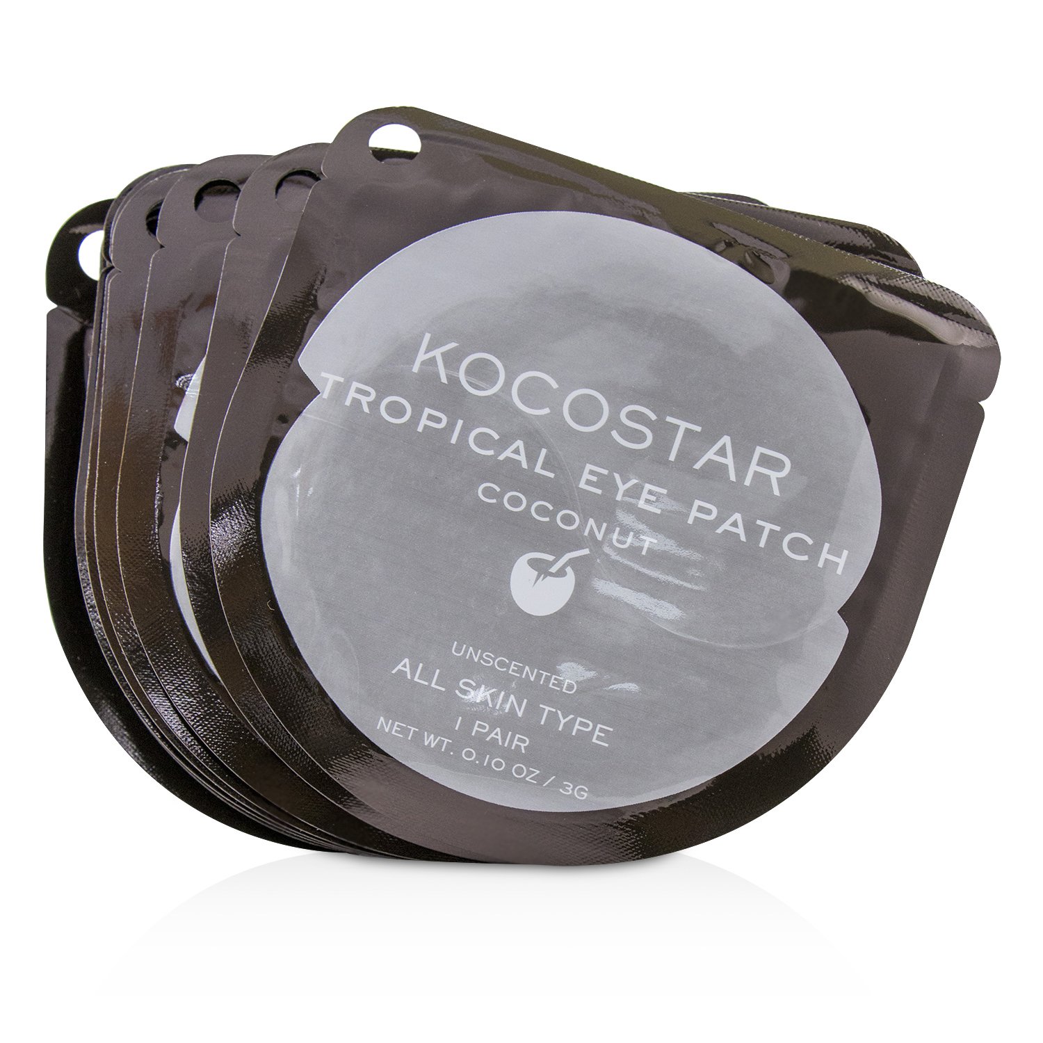 KOCOSTAR - 眼膜(無香)Tropical Eye Patch Unscented -小黃瓜(獨立包裝)