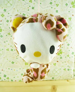【震撼精品百貨】Hello Kitty 凱蒂貓 造型絨毛充氣球-粉豹紋 震撼日式精品百貨
