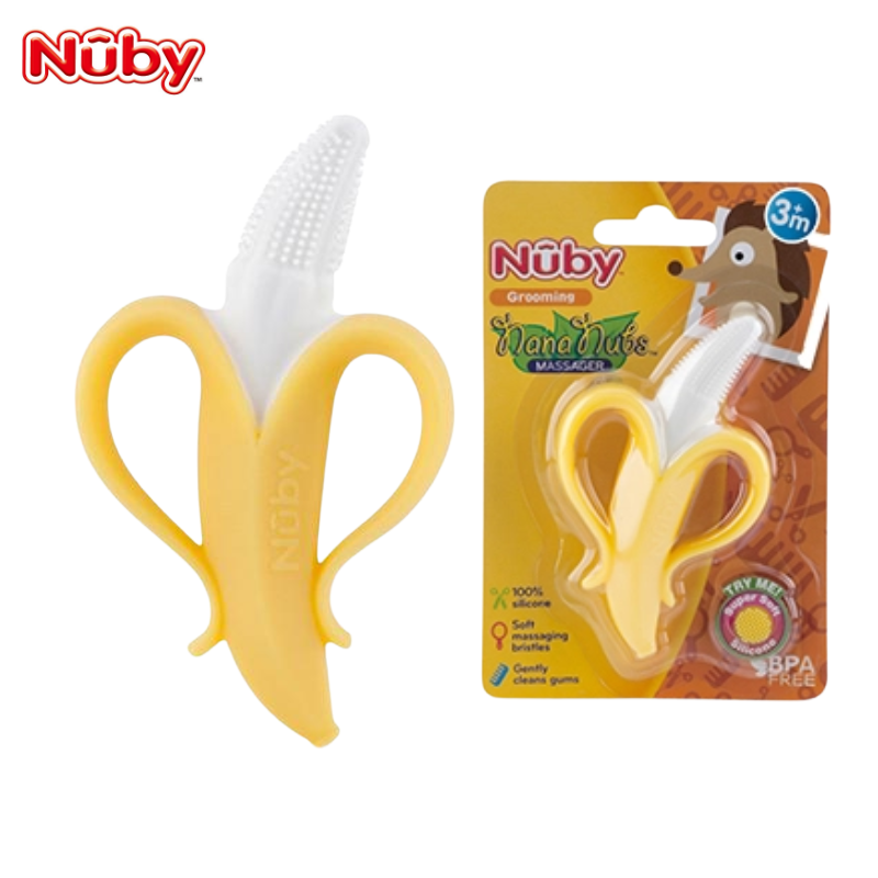 Nuby 香蕉固齒器(3M+)