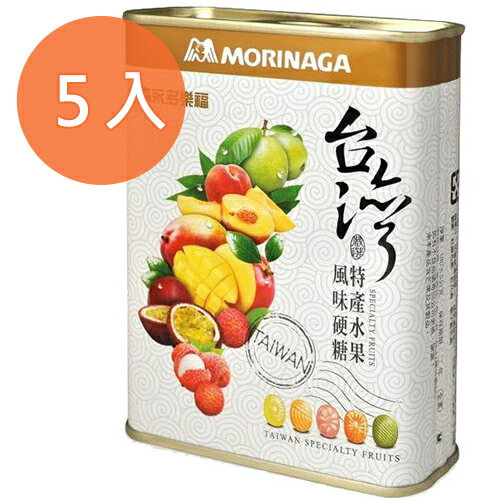 森永 多樂福水果糖(臺灣特產水果) 180g (5罐)/盒【康鄰超市】