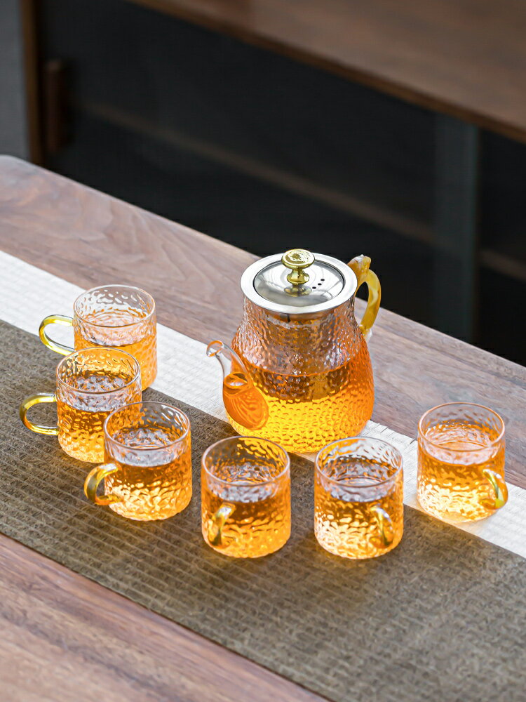 玻璃泡茶壺單壺家用耐高溫過濾茶水壺茶具套裝日式普洱紅茶泡茶器