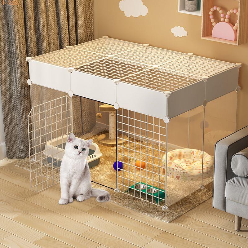 貓圍欄貓籠子家用室內超大自由空間寵物貓咪幼貓小型隔離柵欄空籠