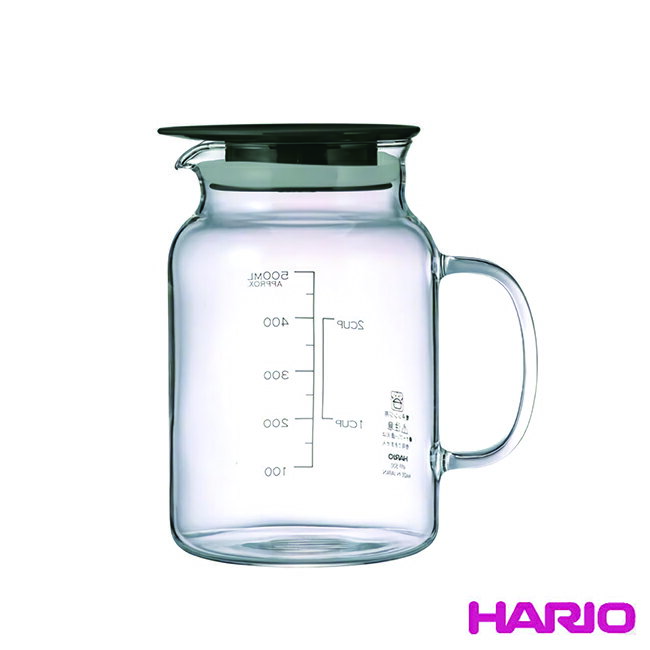 【領券滿額折100】 【日本Hario】玻璃醃漬壺 500ml（VFP-500-b）花果茶壺 水果醋壺 附刻度