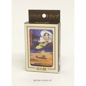 真愛日本 宮崎駿 吉卜力 紅豬 飛行艇時代 日本製 壓克力盒 撲克牌 紙牌 多人遊戲