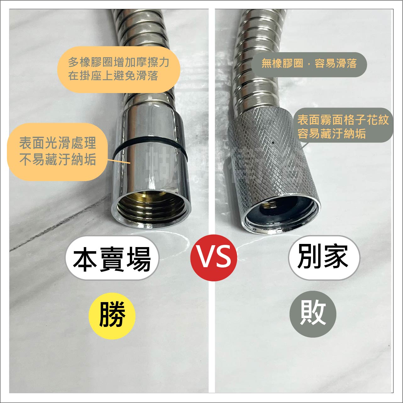 【台製沐浴軟管 超大流量】蓮蓬頭軟管.內孔10mm【領券滿額再折千11/30止】 3