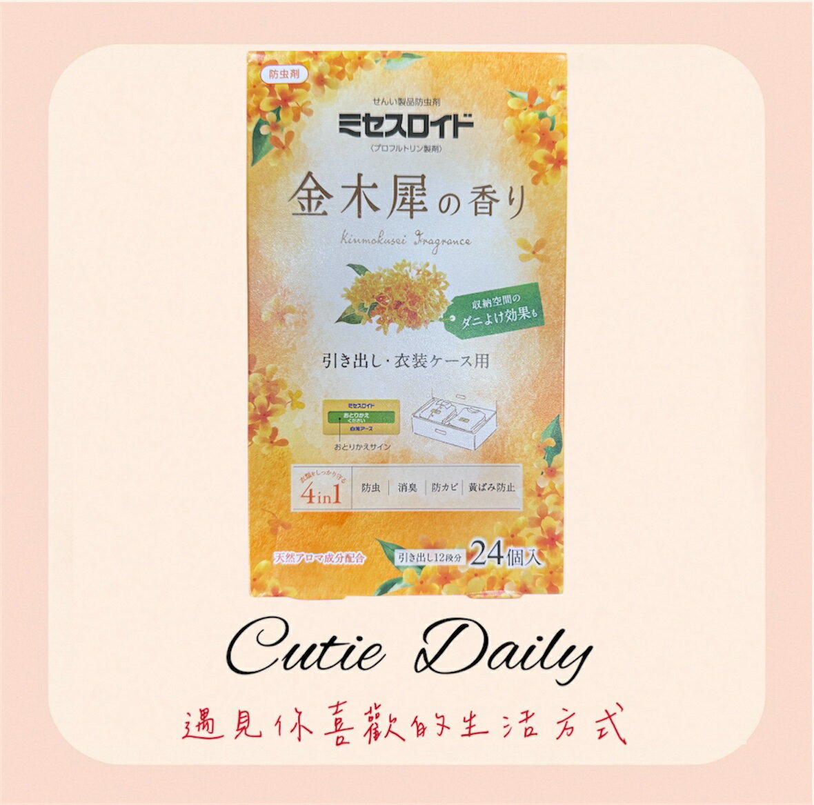 🇯🇵日本製 秋天的金木犀系列 衣櫥掛片