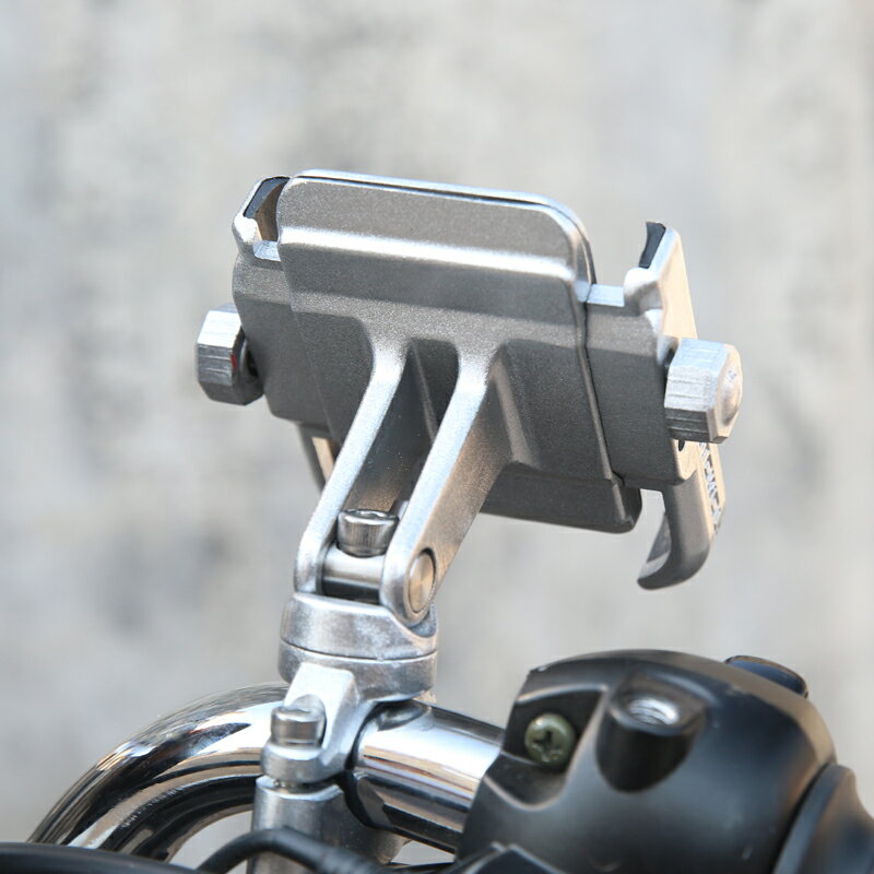 摩托車手機導航支架鋁合金山地自行車手機架手機固定架機車裝備