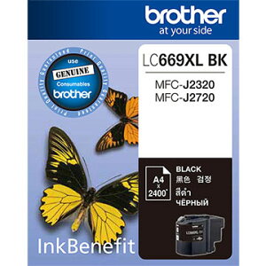 【享4%點數】Brother LC669XL-BK 原廠黑色墨水匣 適用機種：MFC-J2320、MFC-J2720【限定樂天手機APP下單】