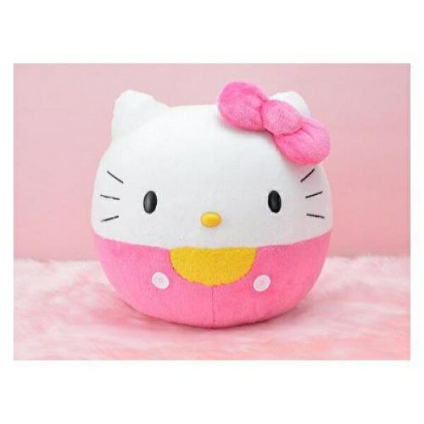 大賀屋 HELLO KITTY 球型抱枕 抱枕 枕頭 小枕頭 凱蒂貓 三麗鷗 日貨 正版 授權 T00110066