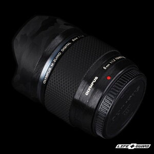 LIFE+GUARD 相機 鏡頭 包膜 OLYMPUS 8mm F1.8 PRO (標準款式)