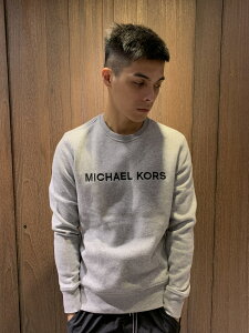 美國百分百【全新真品】 Michael Kors 大學T 長袖 T恤 MK T-shirt 灰色 logo AR57