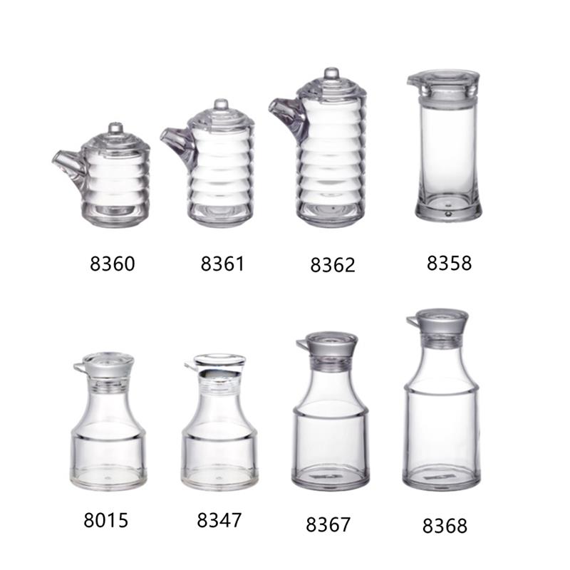 嘉寶亞克力加厚油壺醬油瓶醋壺塑料調料瓶透明調味瓶餐廳廚房用品