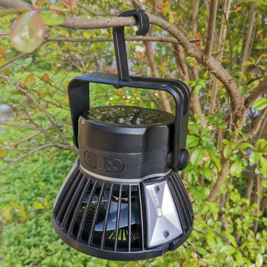 戶外太陽能野營燈便攜式蚊帳風扇燈solar camping fan wih ligh