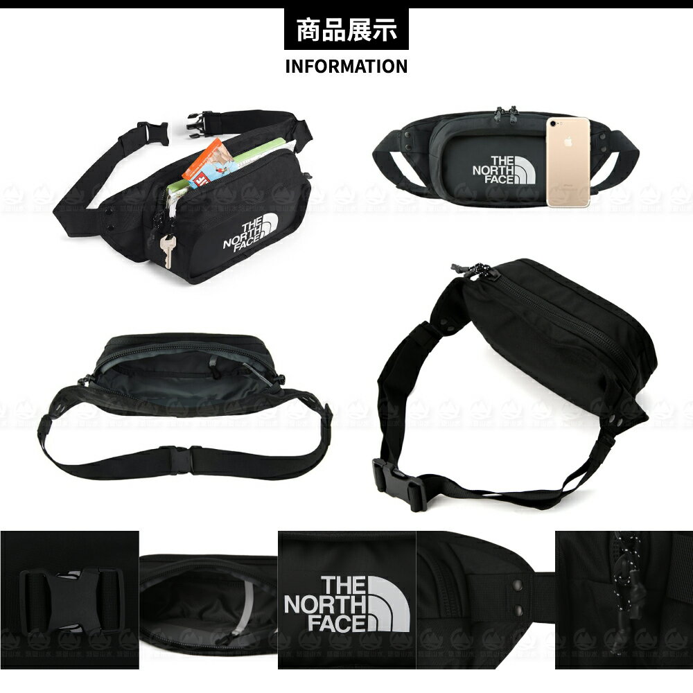 【The North Face 3L EXPLORE HIP PACK 腰包《黑》】3KZX/側背包/隨行包/臀包/透氣/運動 2