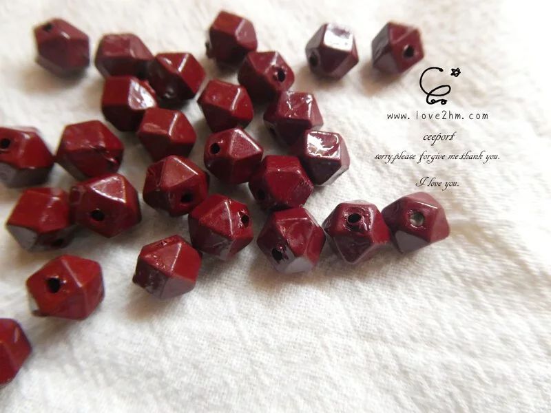 97.25%紫金砂 菱面珠 硃砂 水晶飾品 晶晶工坊-love2hm 1