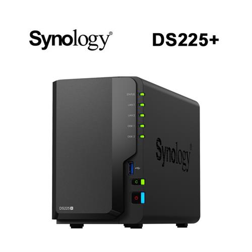 Synology 群暉科技 DS225+ 網路儲存伺服器