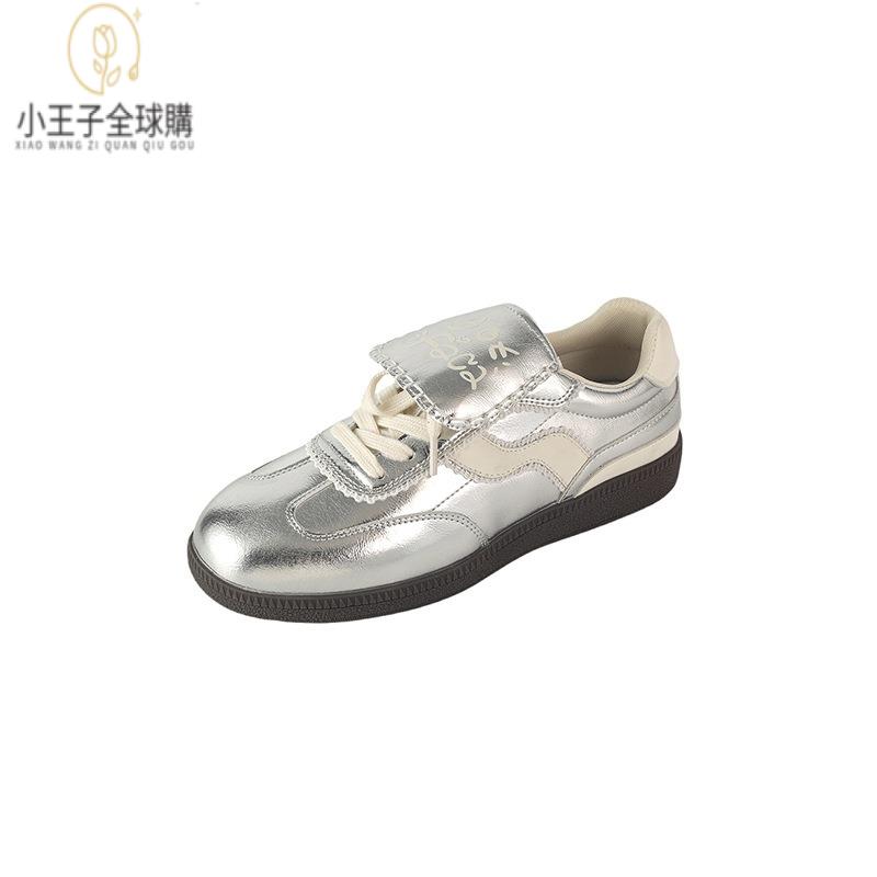 【公司現貨速發】免運 開發票 小短靴 堆堆靴 真皮女鞋 羊皮鞋 小皮鞋 樂福鞋秋冬新款圓頭平底系帶休閑運動上腳顯瘦舒適大氣現貨秒發 定製