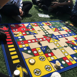 飛行棋地毯 遊戲地毯 賽和飛行棋地毯式超大號棋類多功能益智桌游旗愛情公寓兒童小學生『XY40098』