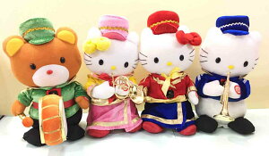 【震撼精品百貨】Hello Kitty 凱蒂貓 sanrio -限量音樂聖誕絨毛玩偶-樂隊*12345 震撼日式精品百貨