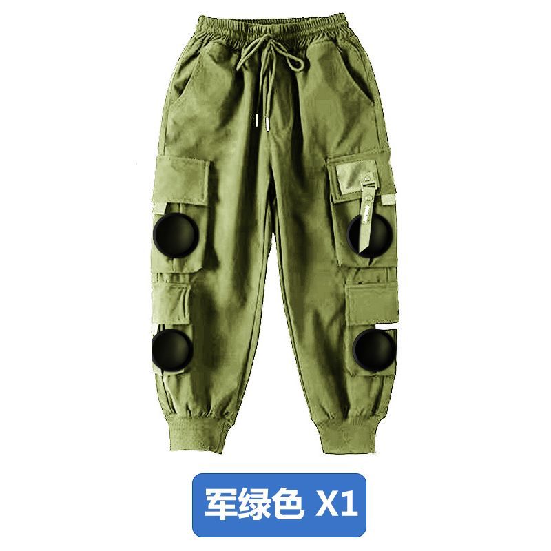 空調服 風扇衣 開2兩孔開4四孔風扇降溫空調工裝褲子男長褲制冷工地寬松戶外休工 快速出貨