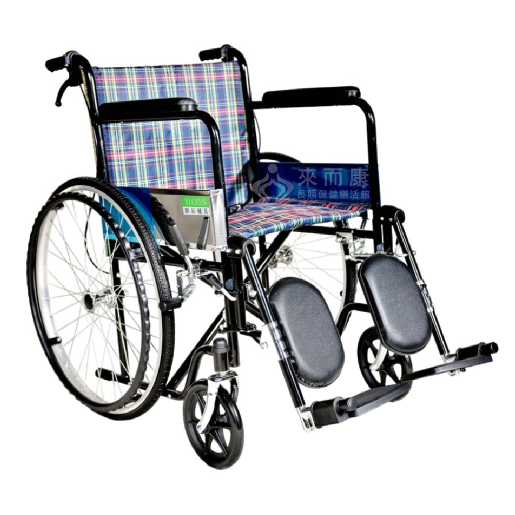 頤辰醫療 機械式輪椅(未滅菌) YC-972C骨科腳 輪椅A款補助 贈 輪椅置物袋 復健用鐵輪椅 骨科腳型 手動輪椅