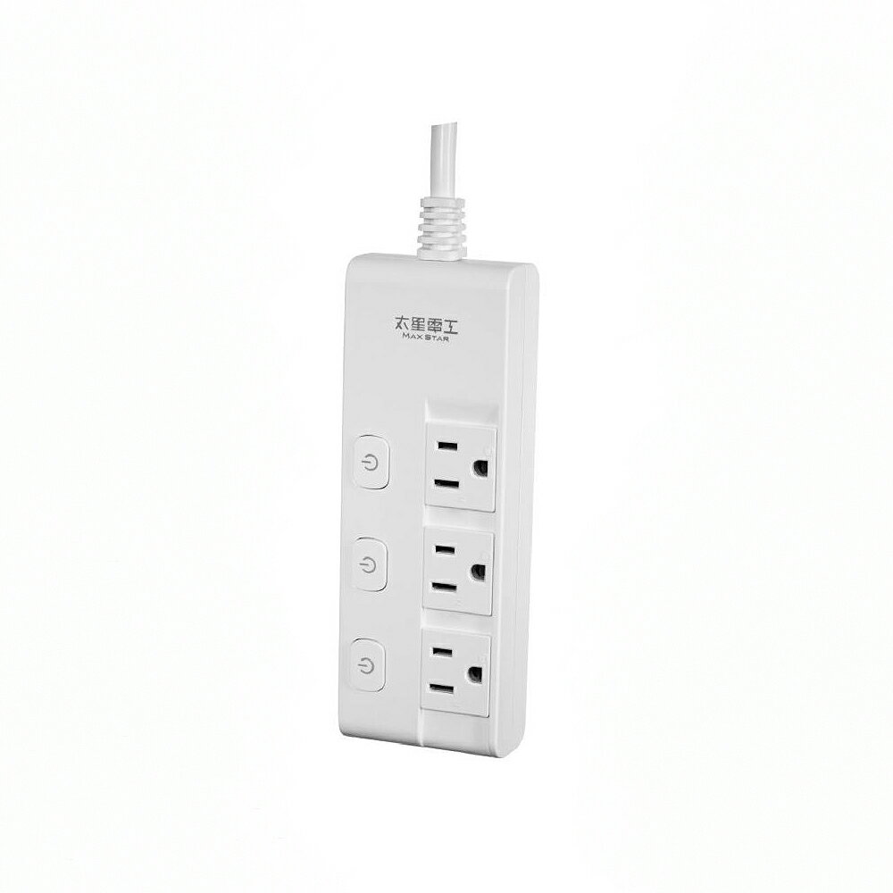 太星電工 蓋安全四開三插滑蓋電腦線 3P 6尺/9尺 /組 OCJ43306/OCJ43309【CUBE卡最高10%回饋】