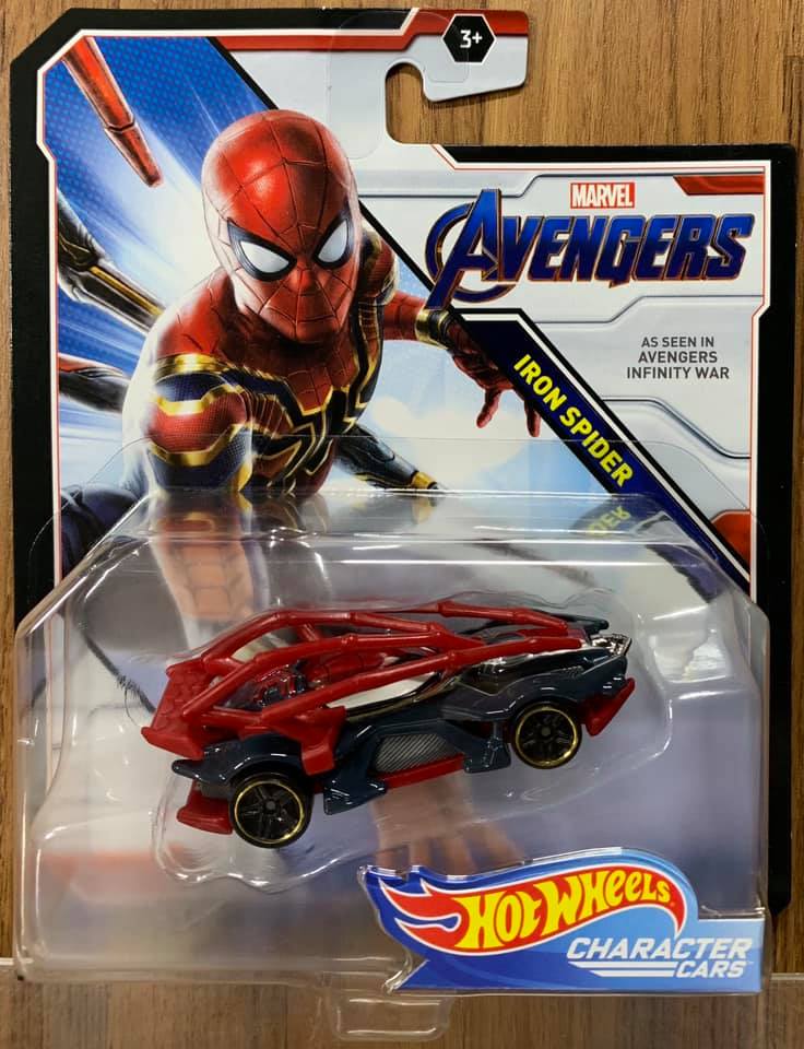 hot wheels iron spider