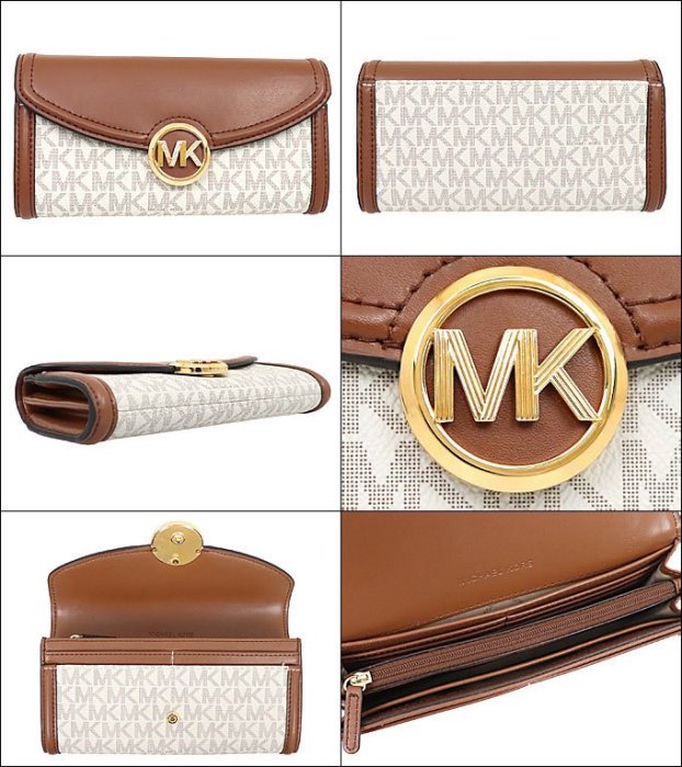 美國正品MICHAEL KORS MK素黑色、素焦糖棕色、滿版棕色、滿版白色、(全