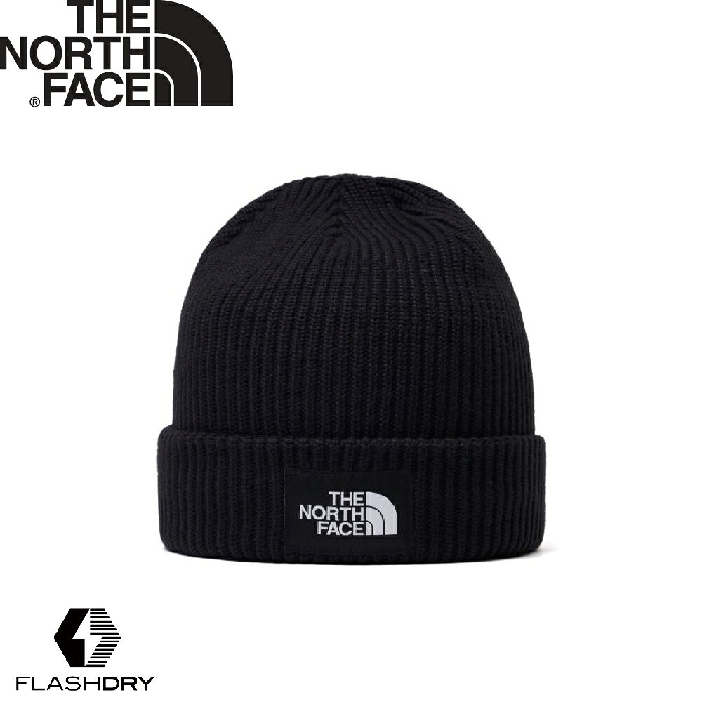 【The North Face 針織保暖毛帽《黑》】8CGZ/FLASHDRY速乾毛帽/休閒帽
