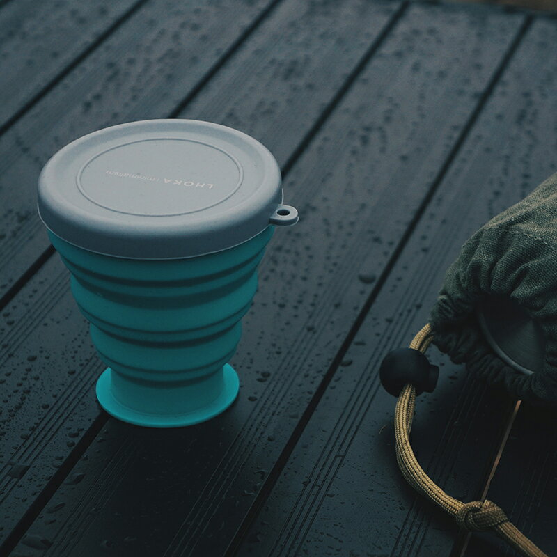 WalkHike露營便攜戶外旅行隨行杯折疊矽膠水杯水壺壓縮杯咖啡杯