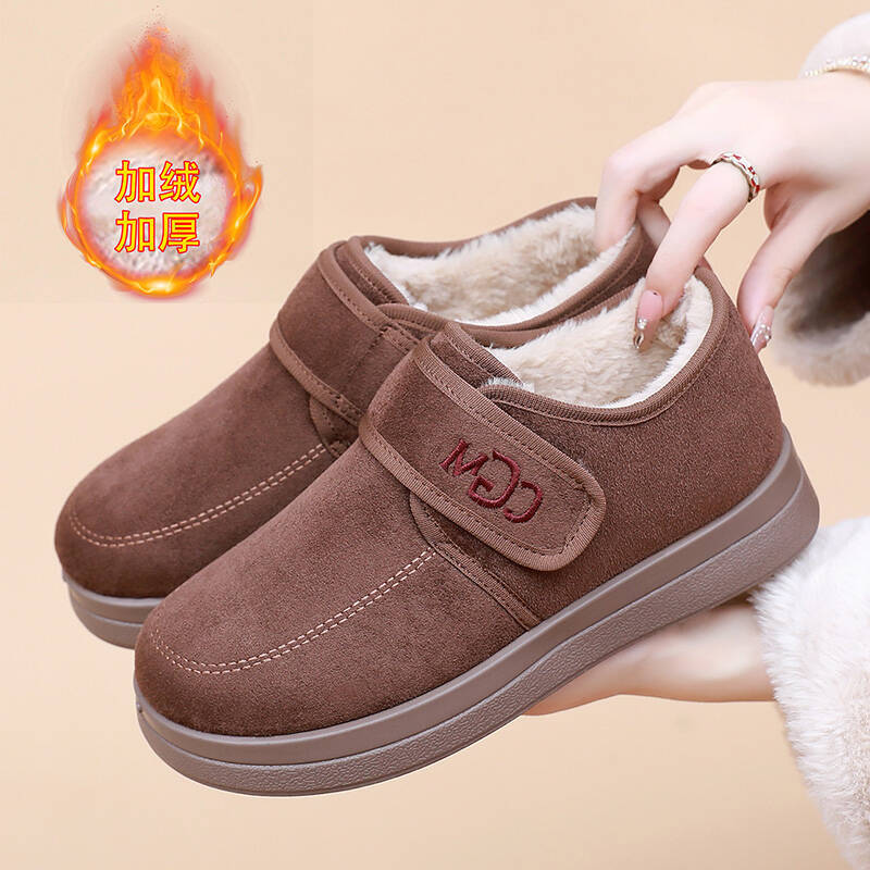 鞋子女2025冬季新款防滑百搭棉鞋舒適勃肯鞋不累腳加絨加厚雪地靴