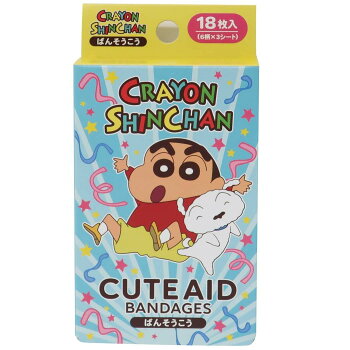 【震撼精品百貨】蠟筆小新 Crayon Shin-chan~小新可愛圖案OK蹦(盒裝/18枚)歡樂*30230