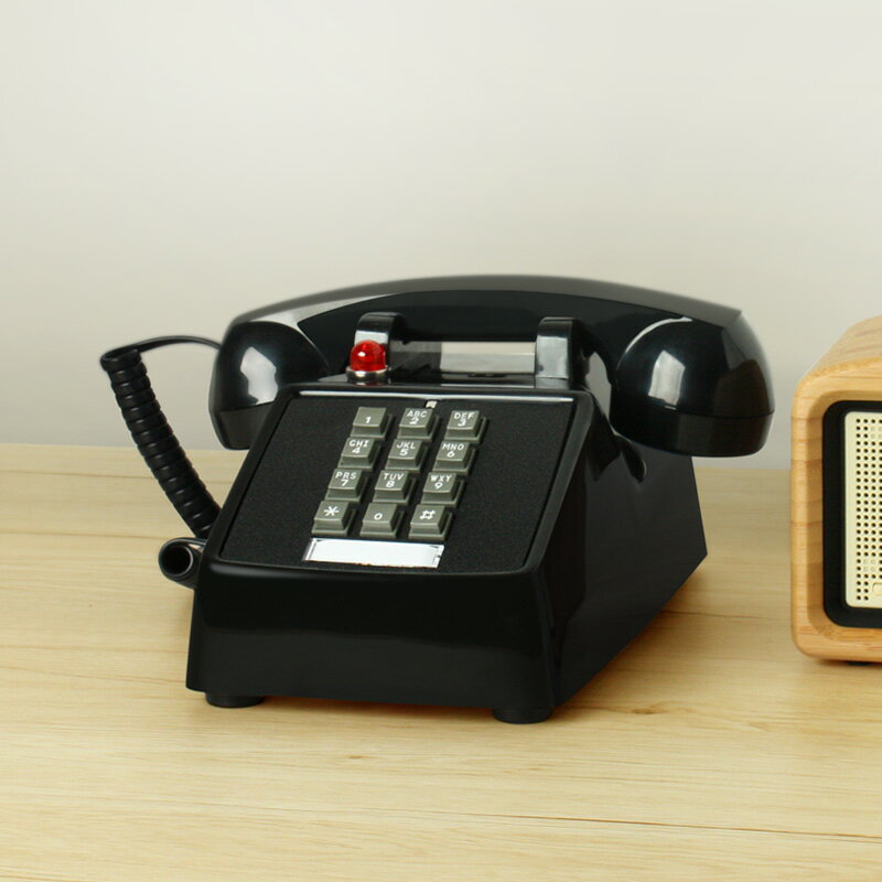 比特25T老式復古機械鈴創意固話仿古辦公座機家用古董美式電話機 樂居家百貨