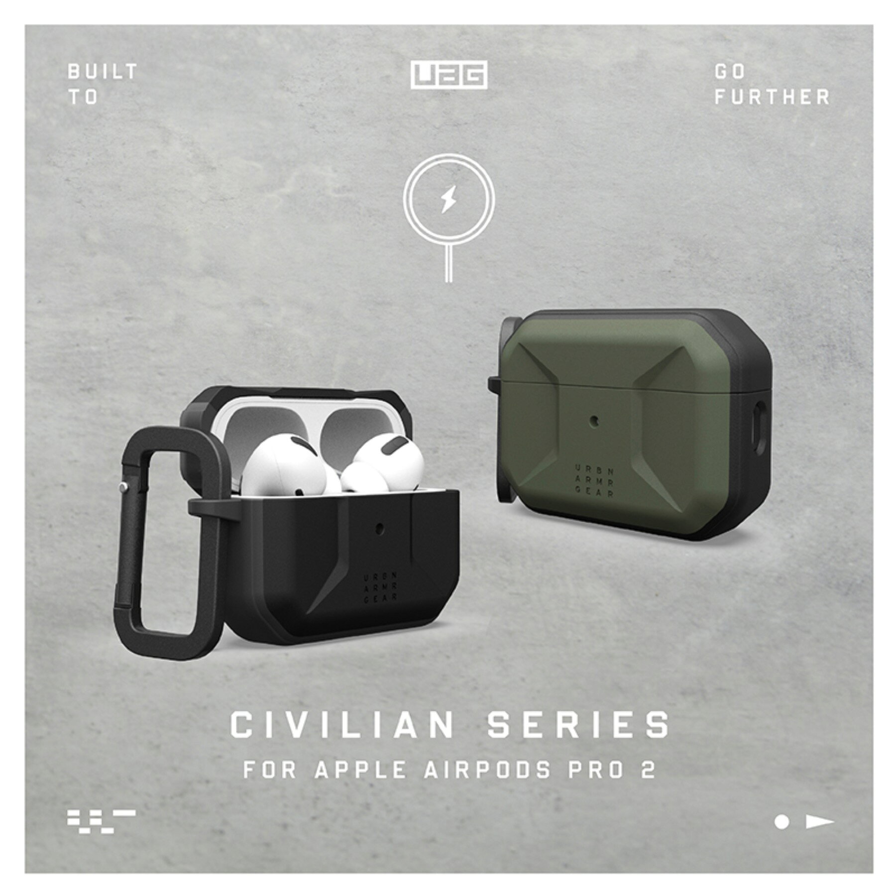 UAG 磁吸式 耐衝擊 簡約 保護殼 防摔殼 耳機殼 支援 Magsafe  AirPods Pro 2 6