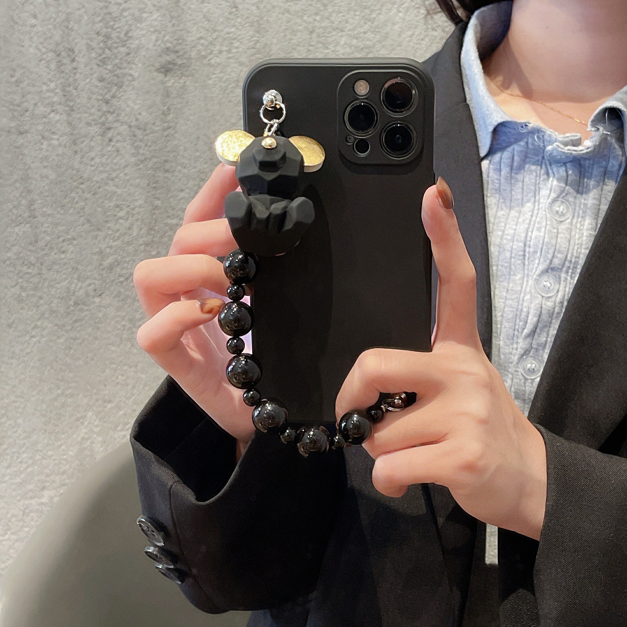 簡約直邊考拉鏈條蘋果11ProMax手機殼7Plus全包SE2矽膠iPhone12mini女款XR潮XS男8代保護套黑色xsmax軟12PRO