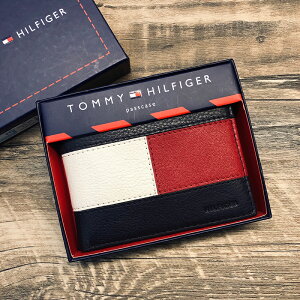 美國百分百【全新真品】Tommy Hilfiger 皮夾 證件夾 TH 短夾 錢包 卡夾 票夾 logo 男夾 AB67