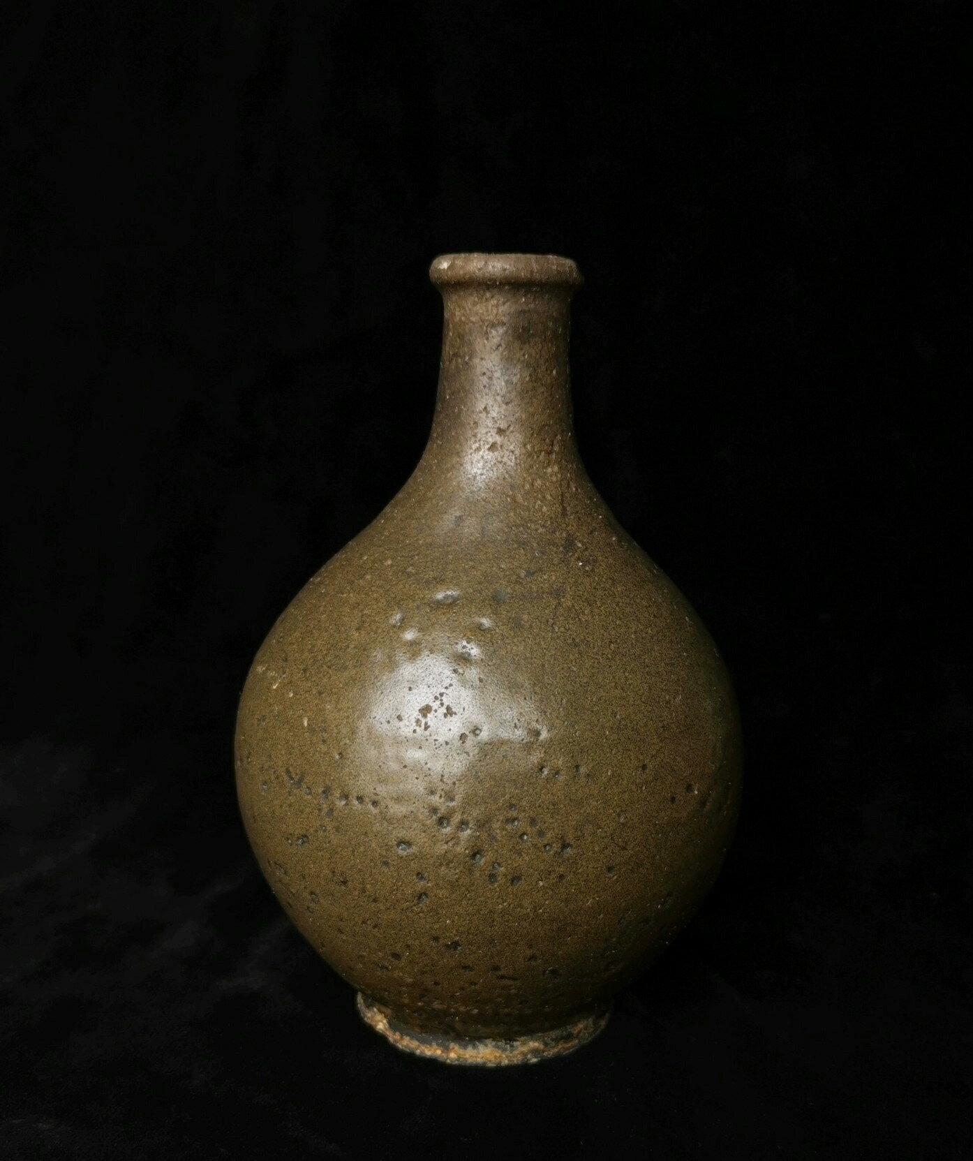 日本回流 花器 李朝花瓶 高麗 黑高麗 古朝鮮陶瓷