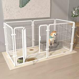 【狗籠】寵物圍欄自由組合狗圍欄一室一廳中大型犬狗室內圍欄柵欄帶隔離門