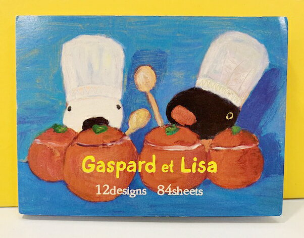【震撼精品百貨】Gaspard et Lisa 麗莎和卡斯柏 便條紙-藍烘焙#95419 震撼日式精品百貨