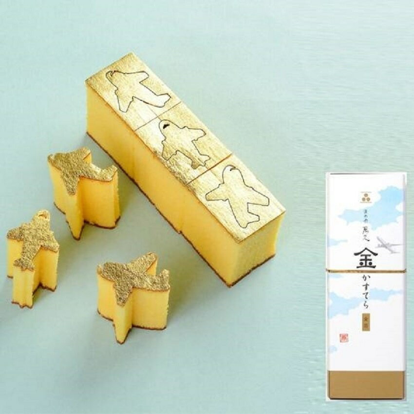 【預購】まめや金澤萬久 金箔卡提拉飛機蛋糕 羽田機場限定 日本伴手禮