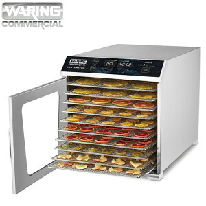 Waring威力 商用型數位式十層低溫乾果機/果乾機 WDH10 (全機不鏽鋼)