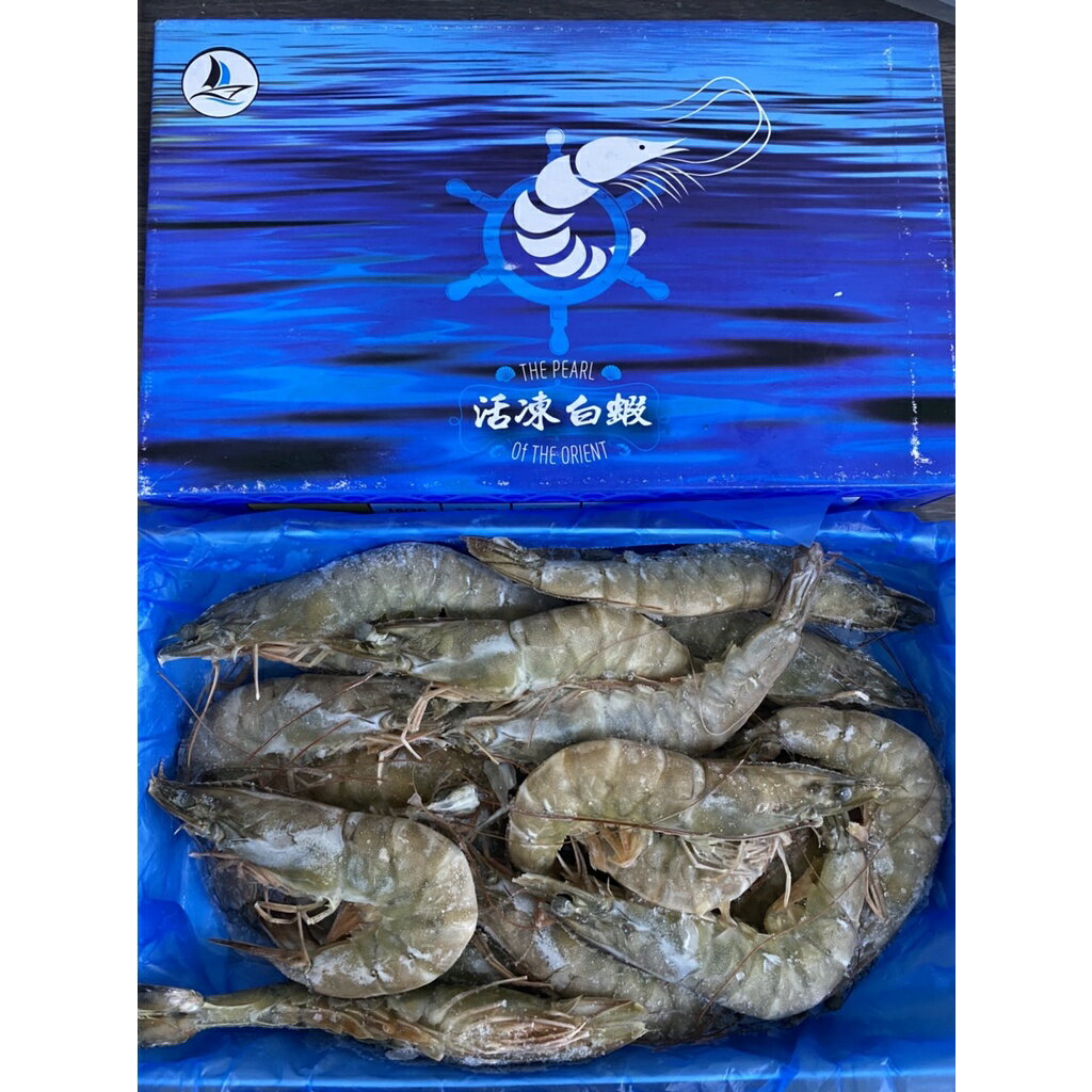 ［誠實討海人］ 31/35活凍大白蝦  (500g/盒)
