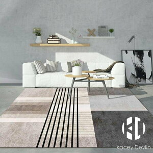 客廳地毯臥室簡約現代家用日系清新北歐輕奢沙發茶幾毯易打理地墊【聚物優品 】