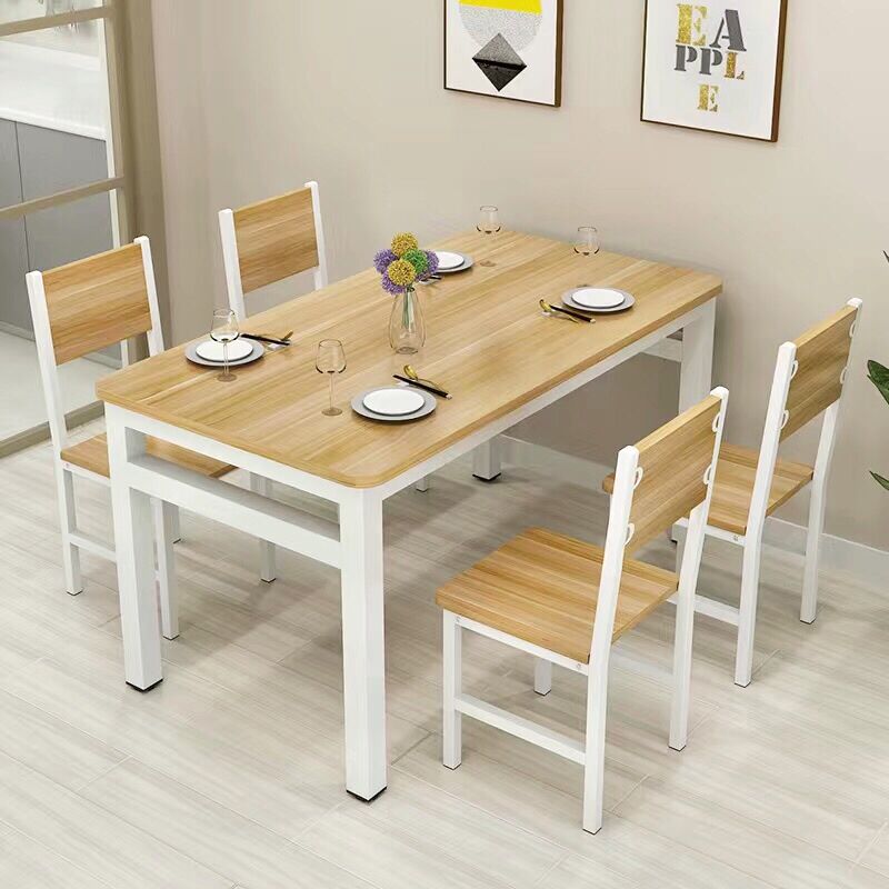 飯店桌長方形快餐桌椅組合現代簡約吃飯桌餐桌桌子家用小戶型面館
