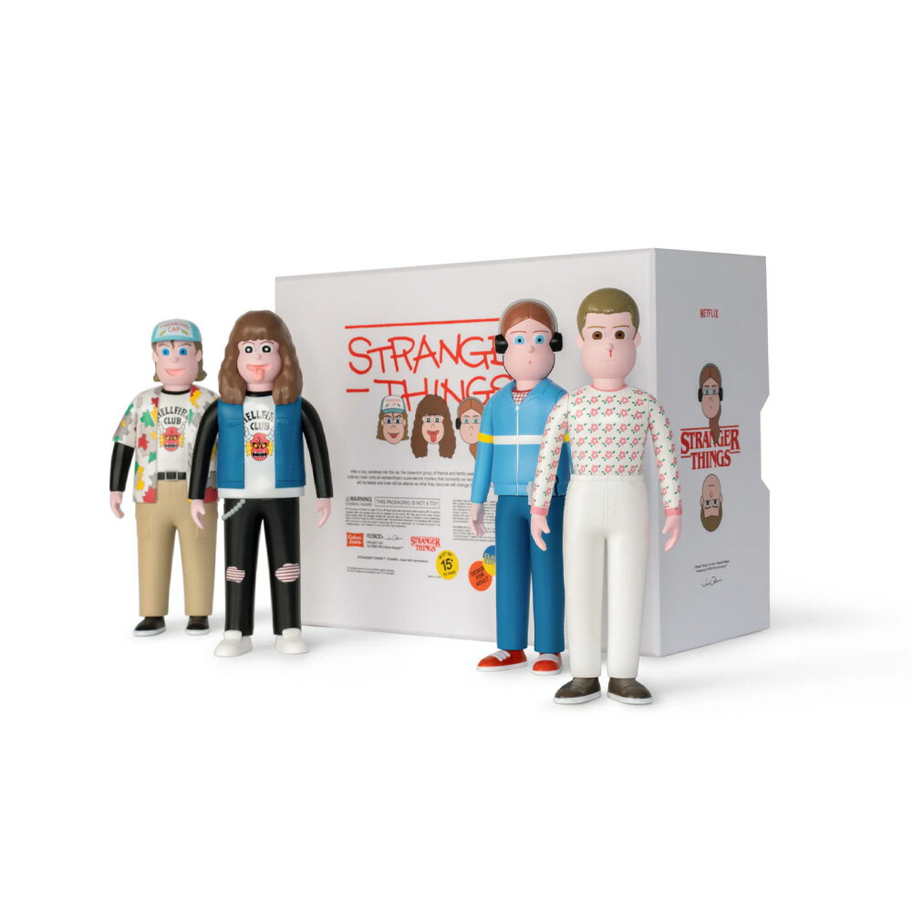 FILTER017® X Stranger Things X Jun Oson 限量經典版-造型藝術軟膠(4入組) / 全球限量116組 H8081