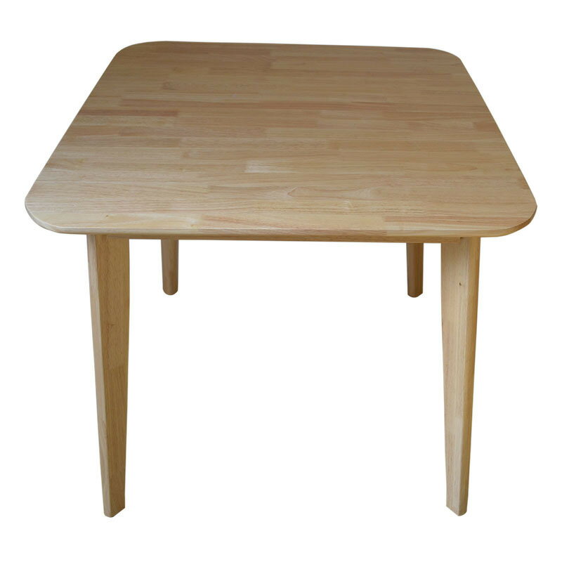 【免運】美雅閣| 全實木餐桌椅組合正方形四方桌小戶型家用4人吃飯桌簡約現代0.8米
