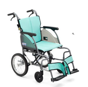 【日本MIKI輪椅】 日本MIKI 鋁合金輪椅CRT-2超輕-粉藍
